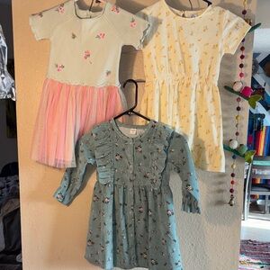EUC SHEIN GERBER AND RARE EDITIONS 3T and 4T Dress bundle. The